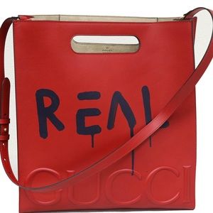 Gucci Ghost Leather Tote